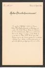 k.k. naturhistorisches Hofmuseum, Intendanzakten 1885-1896 (Hauer), Aktenzahl Z.336/1887, Seite 1